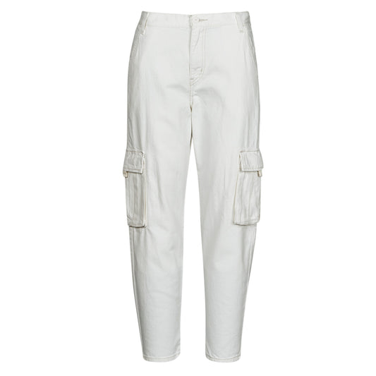 Pantalone Cargo Donna Levis  LOOSE CARGO  Bianco