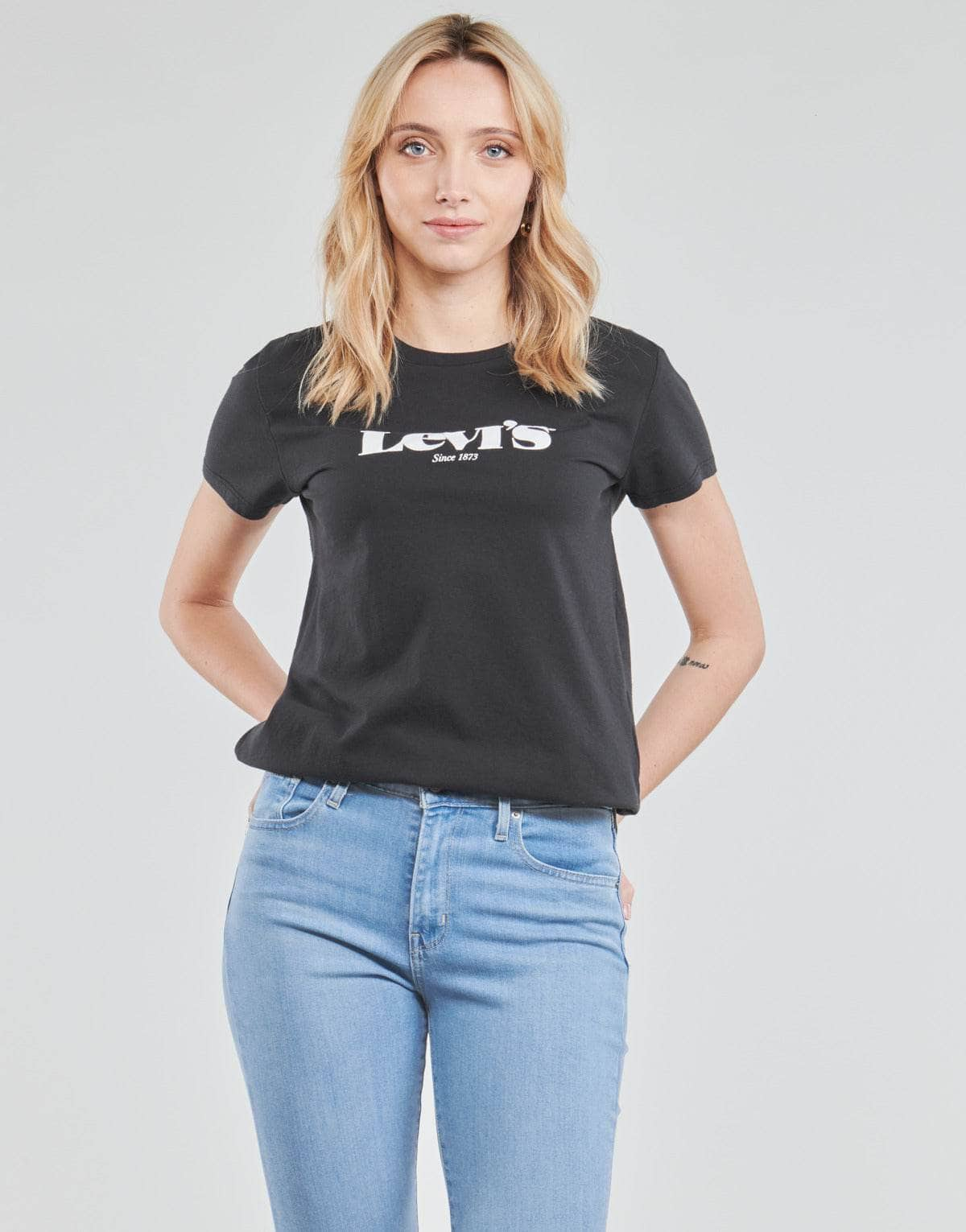 T-shirt Donna Levis  THE PERFECT TEE  Nero