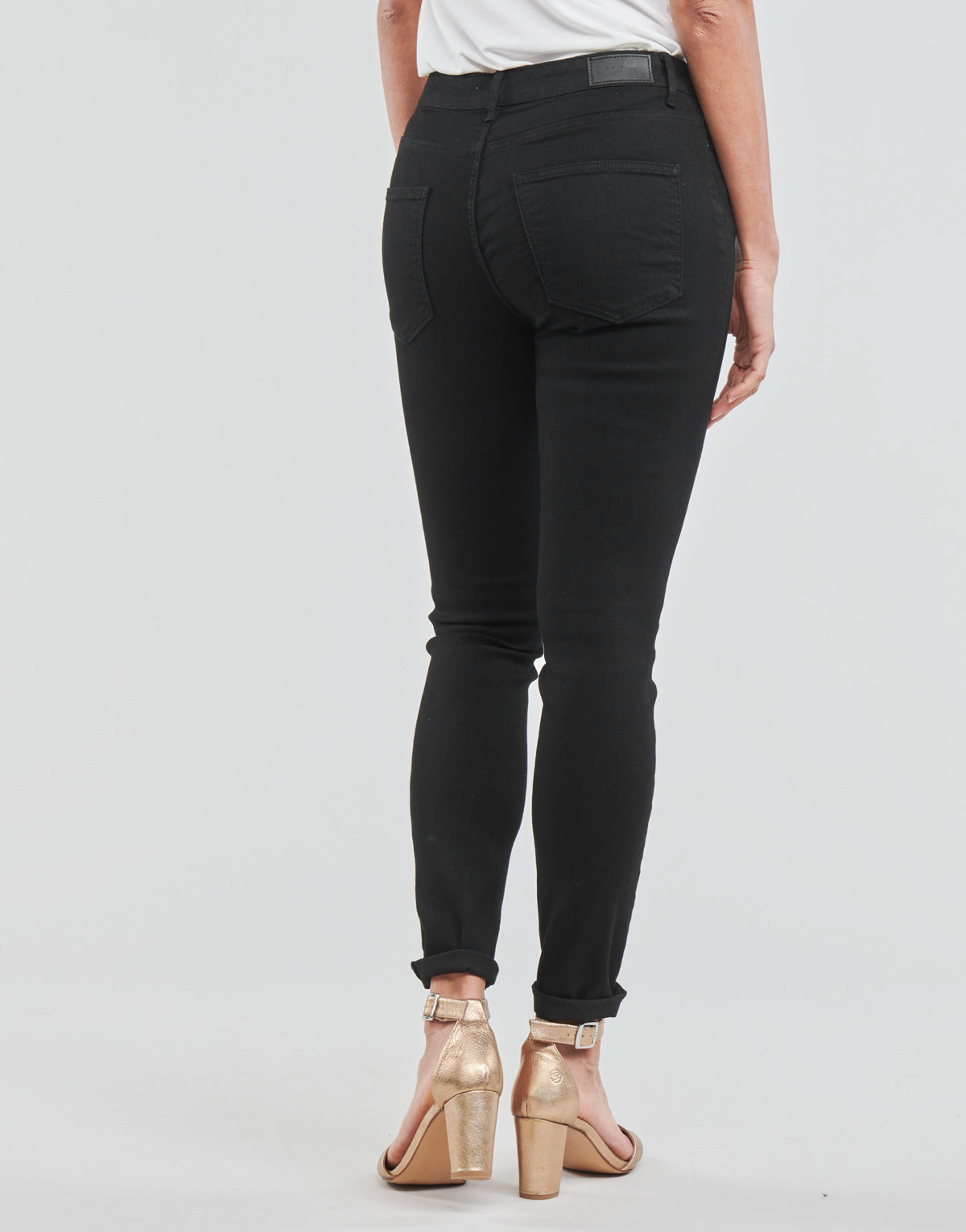 Jeans Slim Donna Vero Moda  VMJUDY  Nero