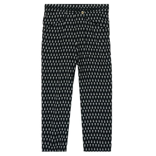 Pantaloni morbidi / Pantaloni alla zuava ragazza Ikks  XS22002-02-C  Nero