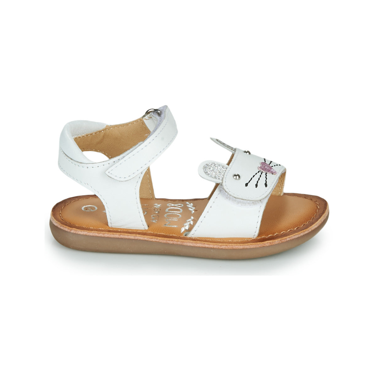 Sandali bambini ragazza Mod'8  CLOONIE  Bianco