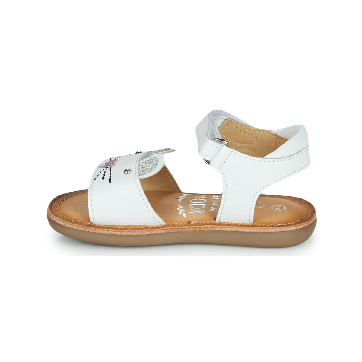 Sandali bambini ragazza Mod'8  CLOONIE  Bianco