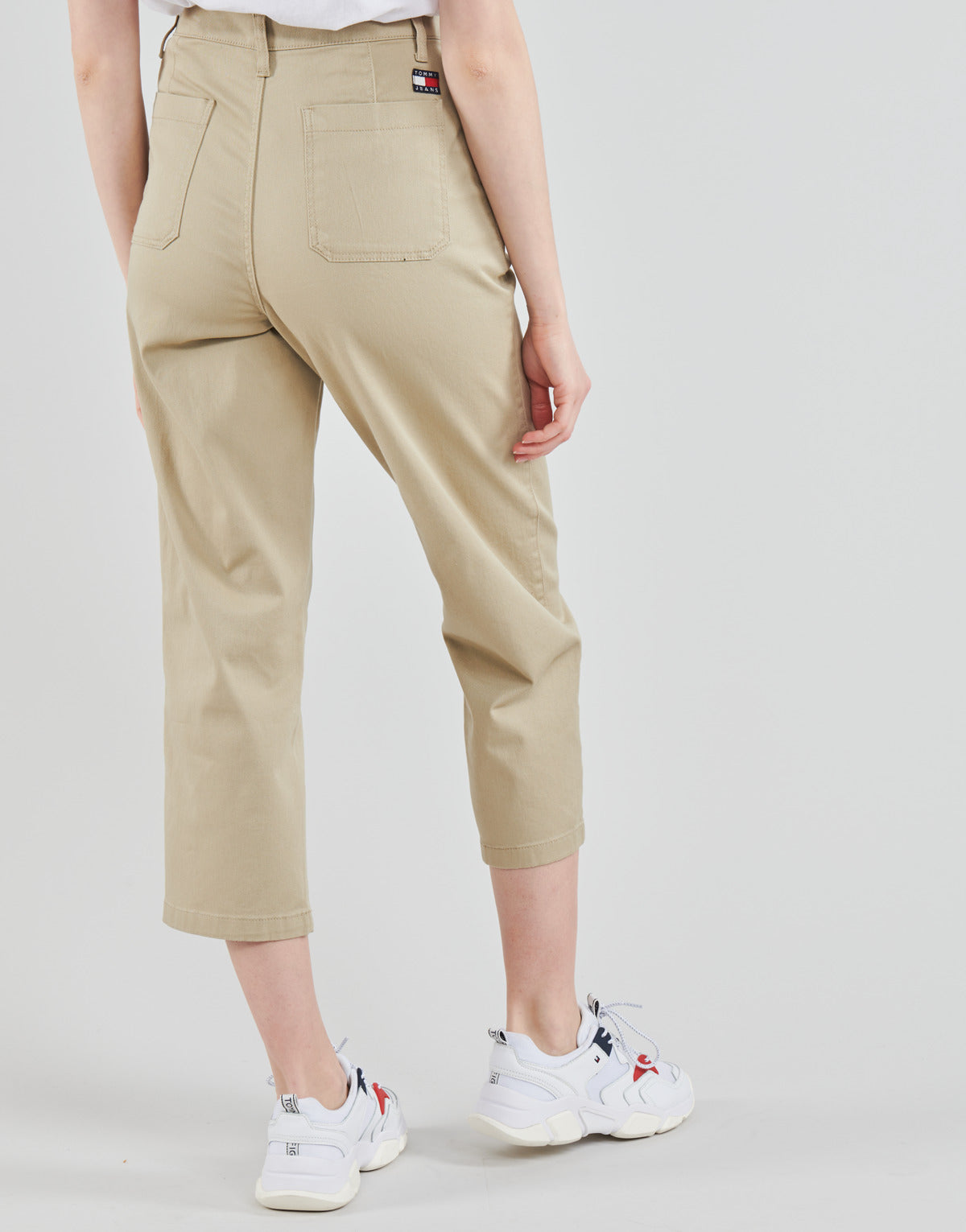 Pantalone Chino Donna Tommy Jeans  TJW HIGH RISE STRAIGHT  Beige