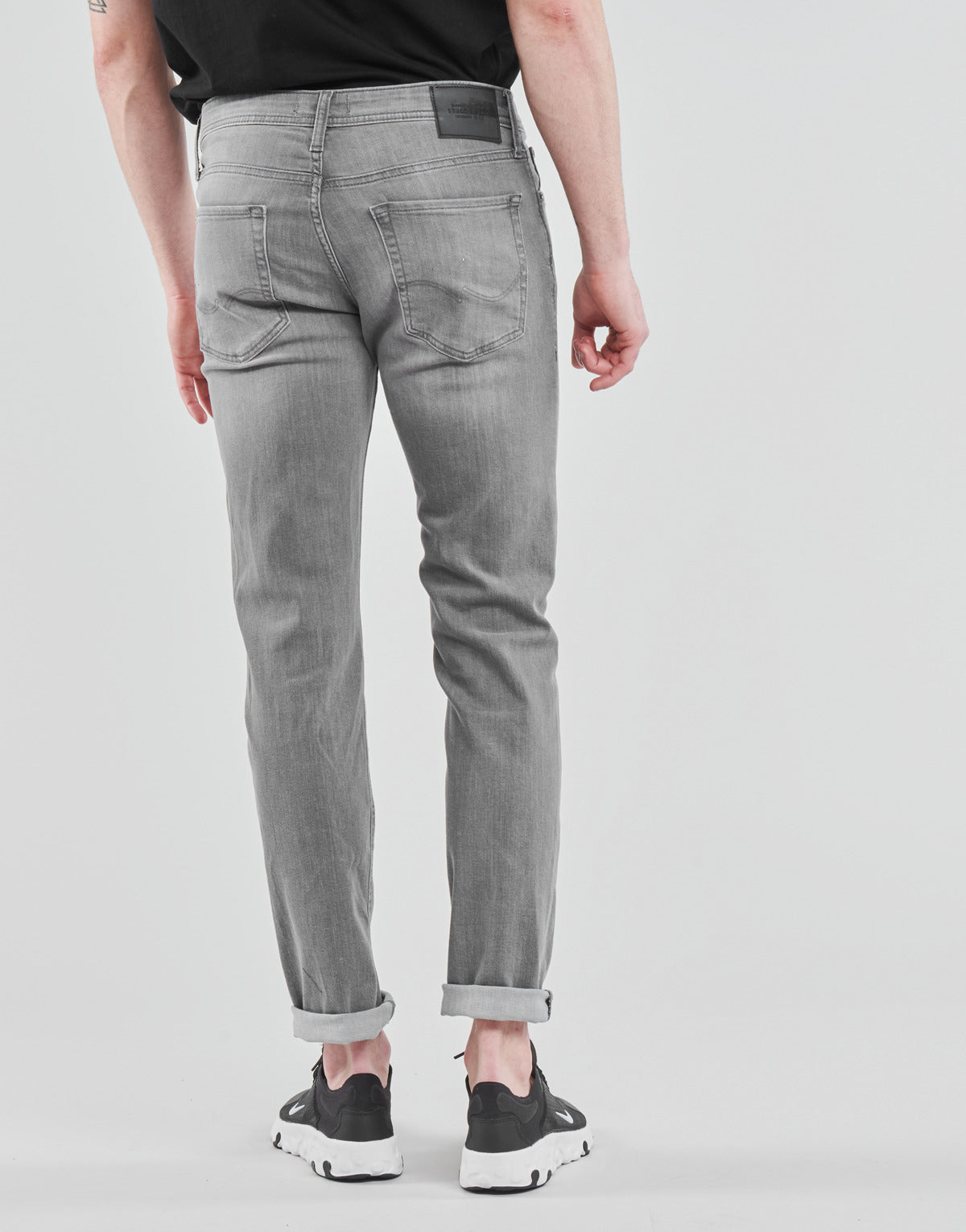 Jeans Slim Uomo Jack & Jones  JJIGLENN  Grigio