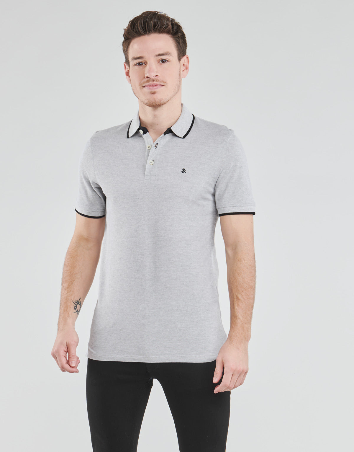 Polo Uomo Jack & Jones  JJEPAULOS  Grigio