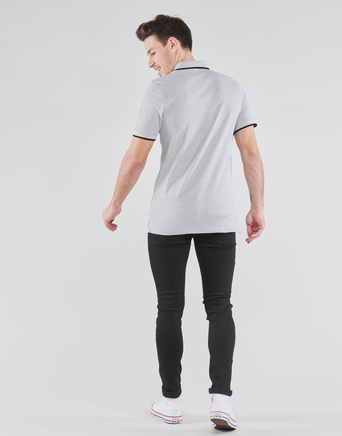 Polo Uomo Jack & Jones  JJEPAULOS  Grigio