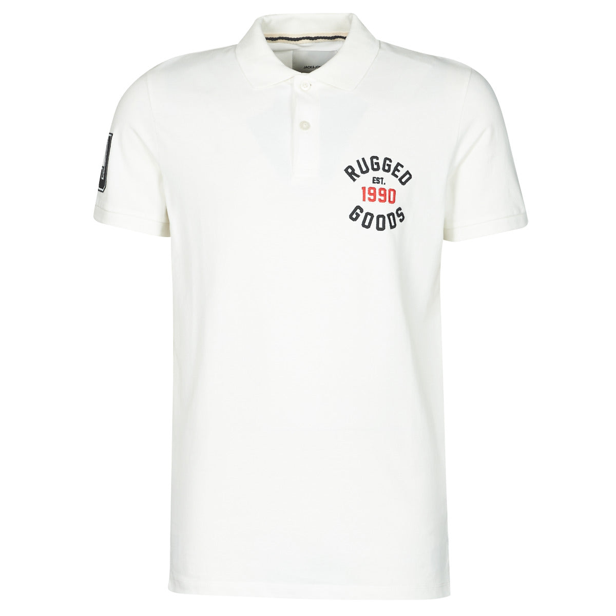 Polo Uomo Jack & Jones  JJAPPLICA  Bianco