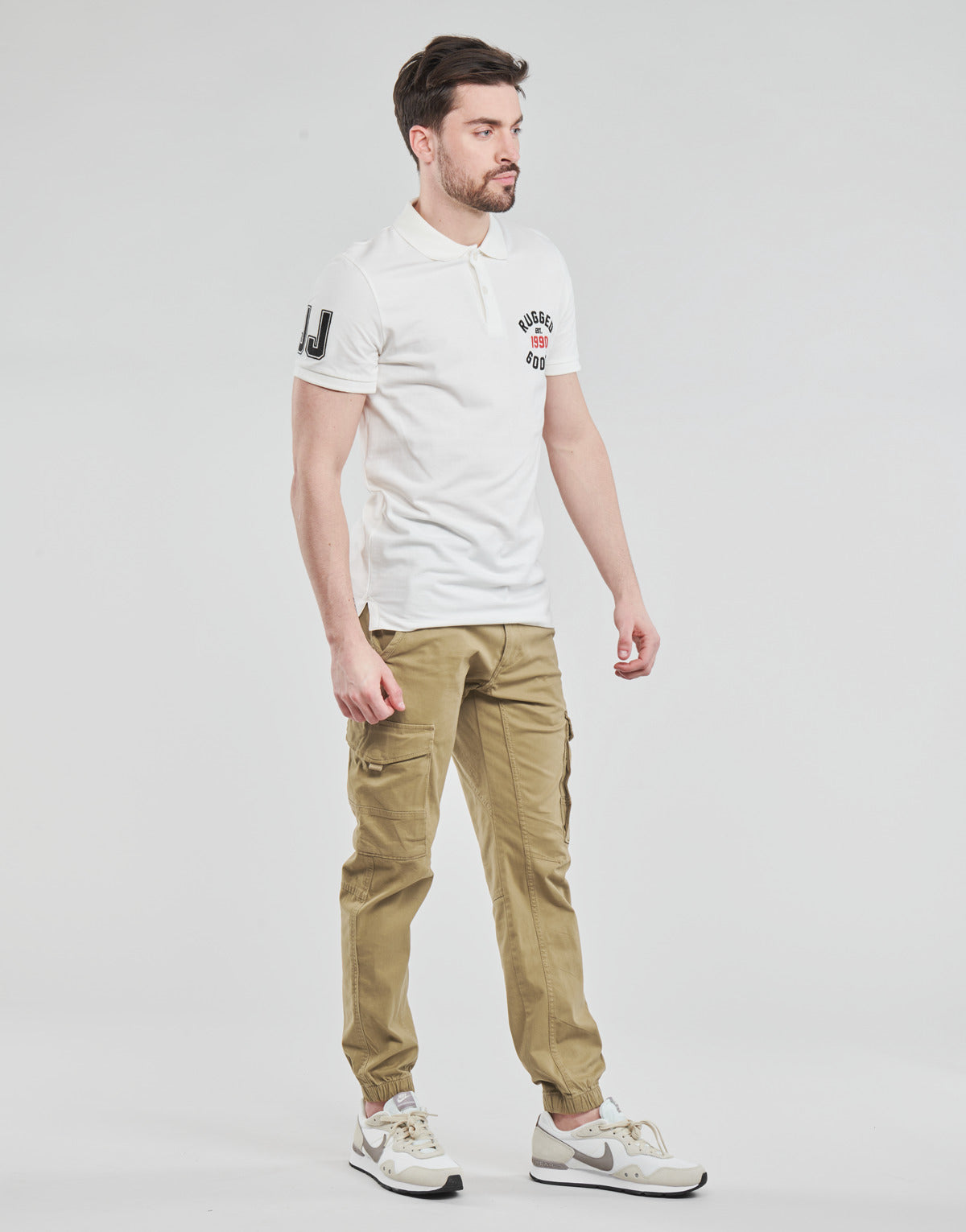 Polo Uomo Jack & Jones  JJAPPLICA  Bianco