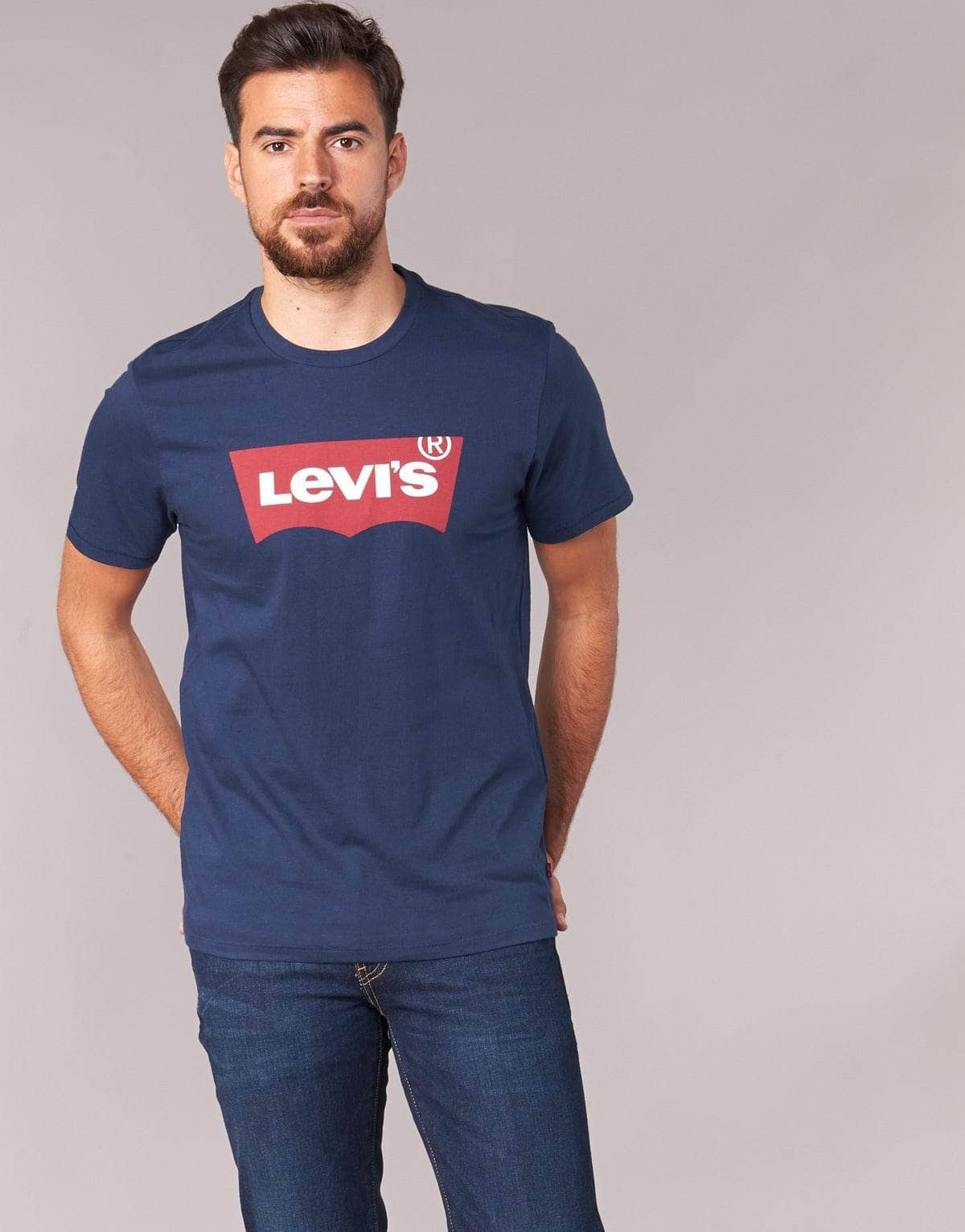 T-shirt Uomo Levis  GRAPHIC SET IN  Blu