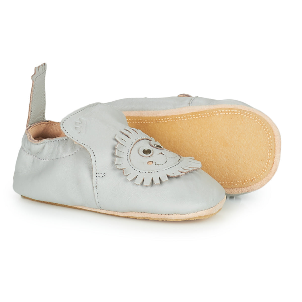 Pantofole bambini ragazzo Easy Peasy  BLUBLU LION  Grigio