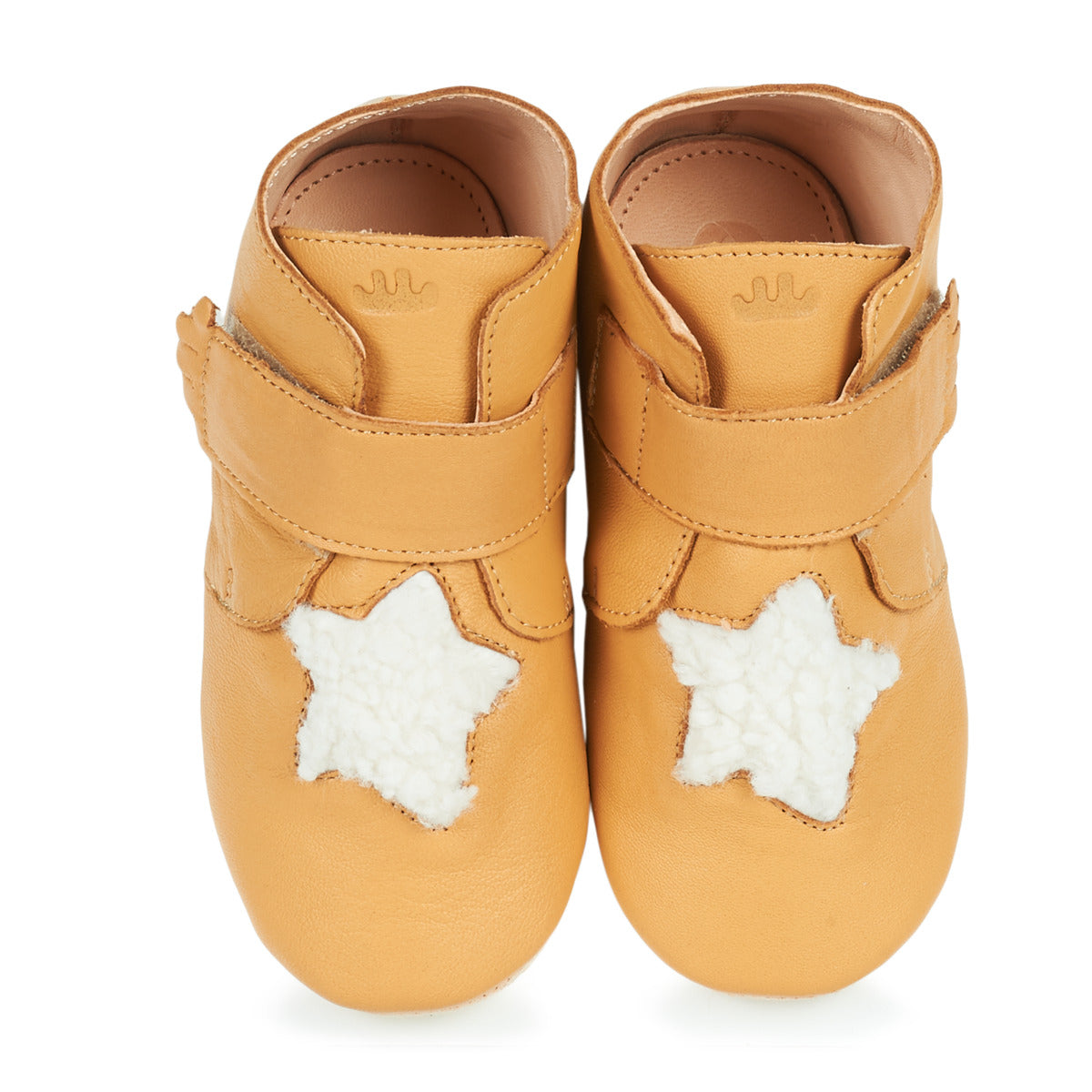 Pantofole bambini ragazzo Easy Peasy  KINY ETOILE  Marrone