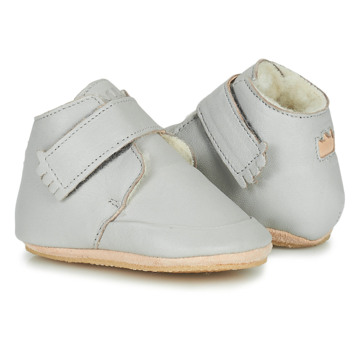 Pantofole bambini ragazza Easy Peasy  WINTERBLUE  Grigio