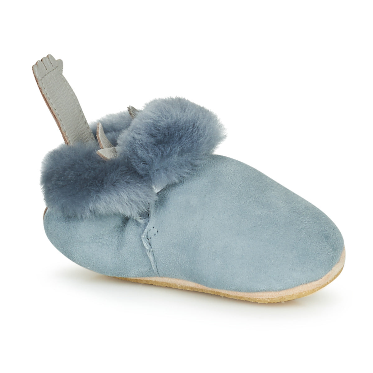 Pantofole bambini ragazza Easy Peasy  MINIBLU TAUREAU  Grigio