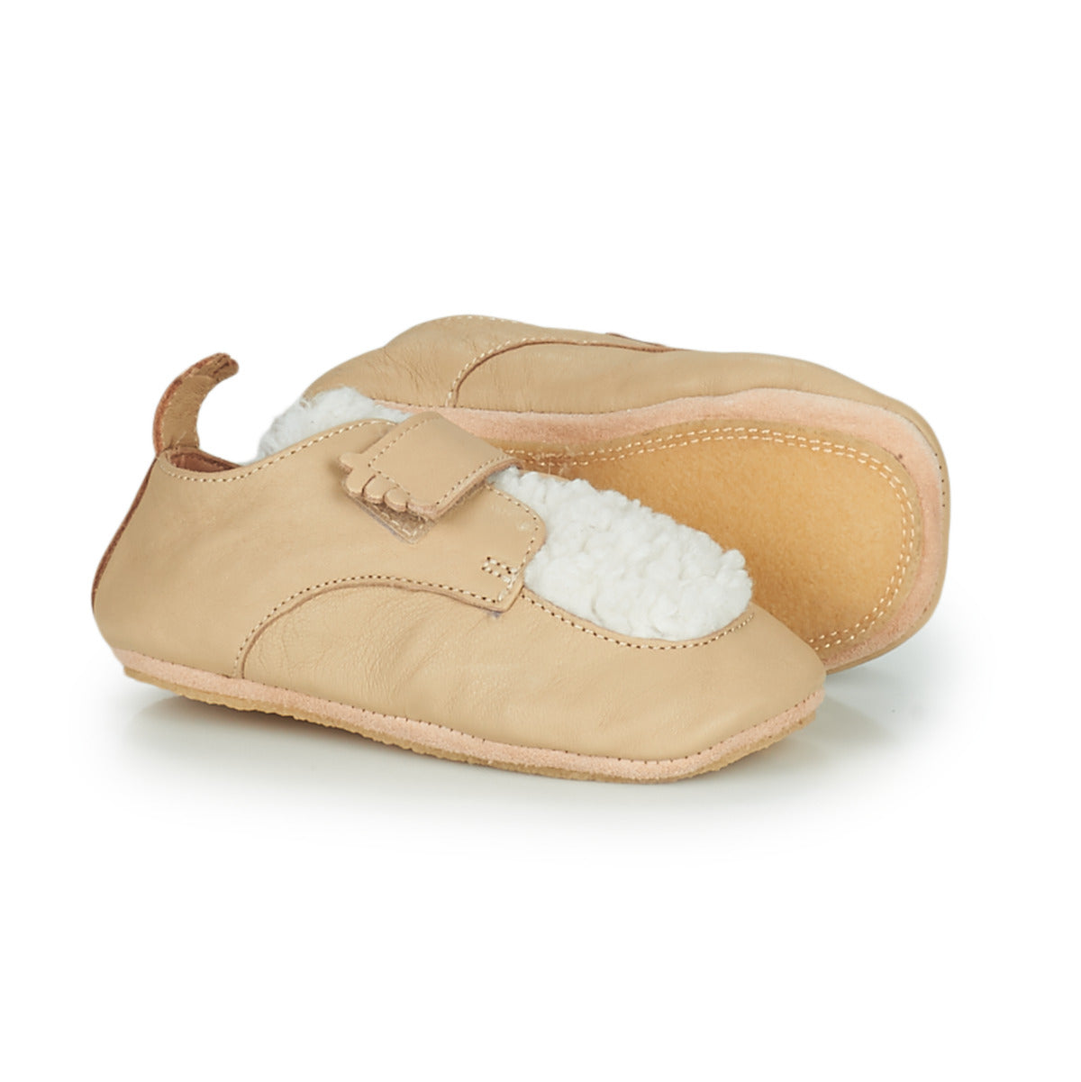 Pantofole bambini ragazza Easy Peasy  SLIBOOTIES  Beige