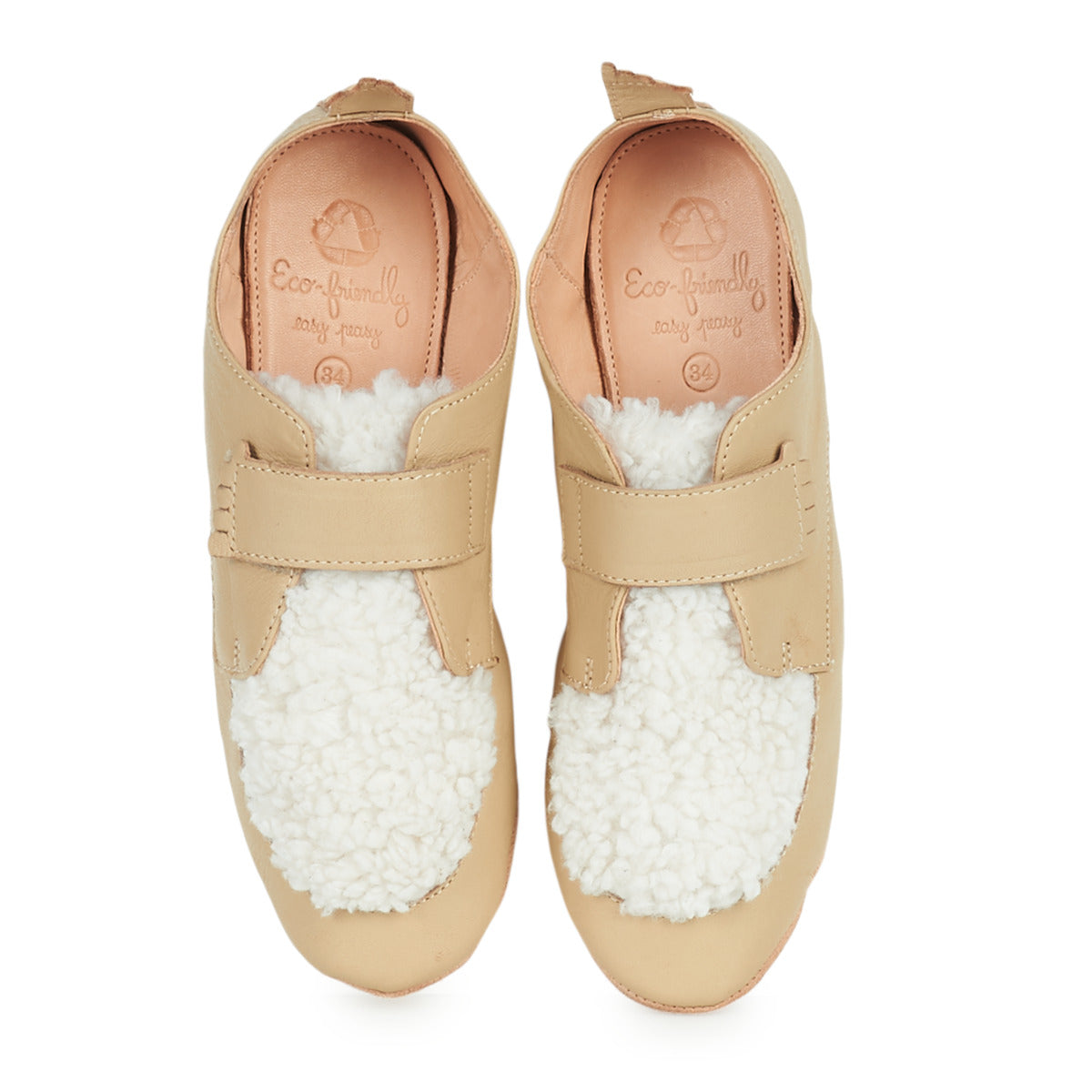 Pantofole bambini ragazza Easy Peasy  SLIBOOTIES  Beige