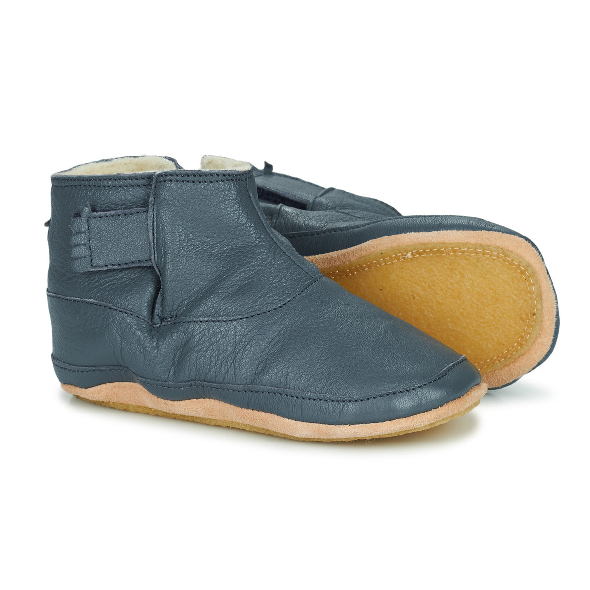 Pantofole bambini ragazza Easy Peasy  BOOBOOTIES  Blu