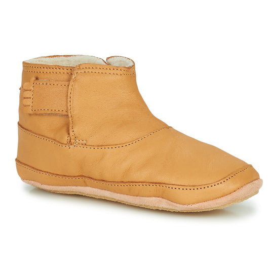 Pantofole bambini ragazzo Easy Peasy  BOOBOOTIES  Marrone