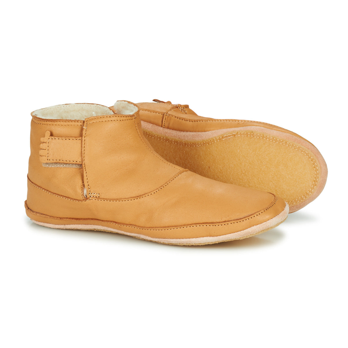 Pantofole bambini ragazzo Easy Peasy  BOOBOOTIES  Marrone