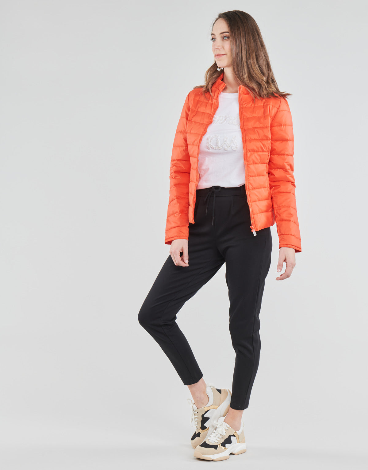 Piumino Donna Only  ONLNEWTAHOE  Arancio