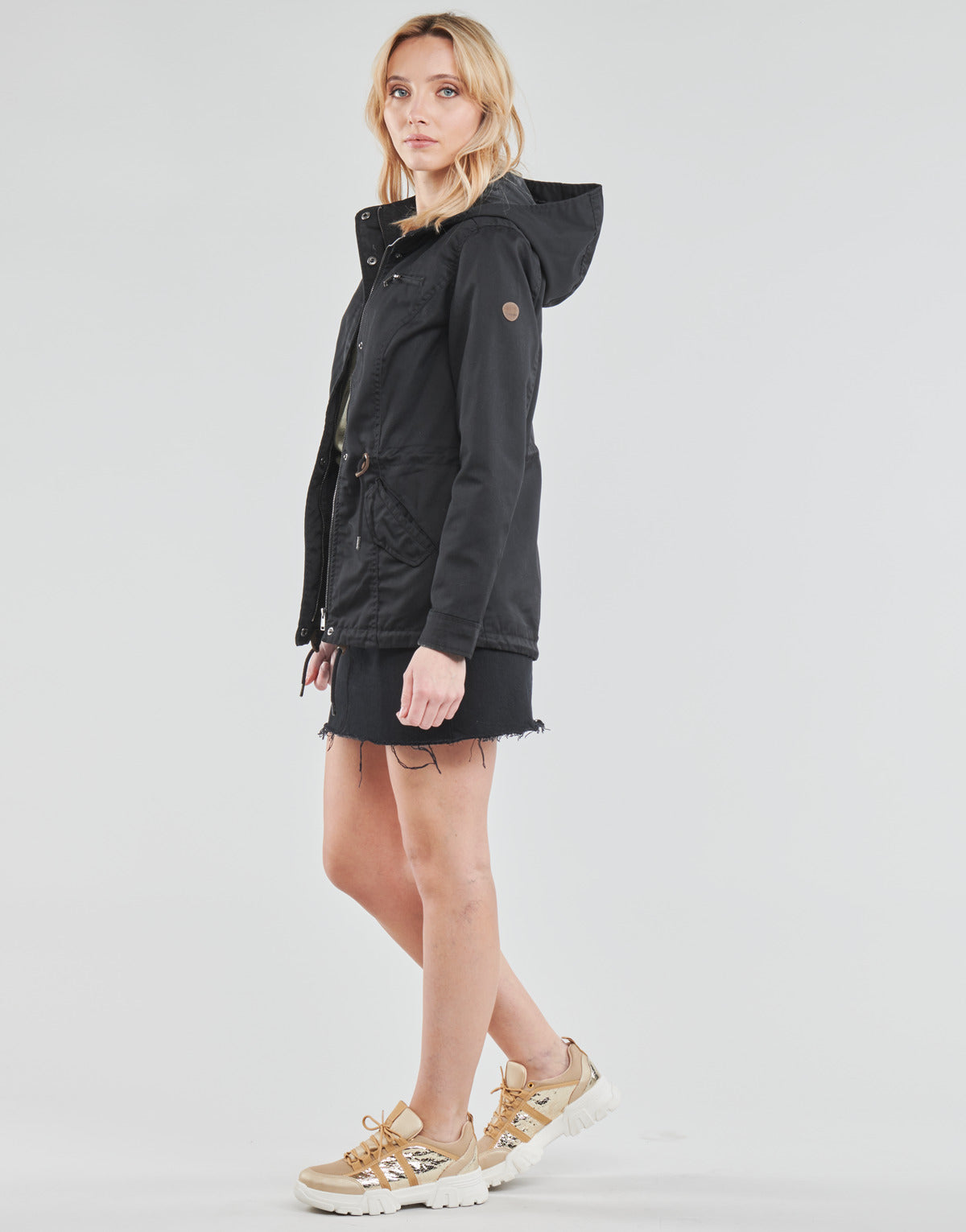 Parka Donna Only  ONLLORCA  Nero