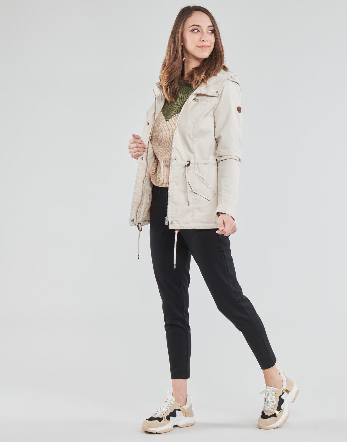 Parka Donna Only  ONLLORCA  Bianco