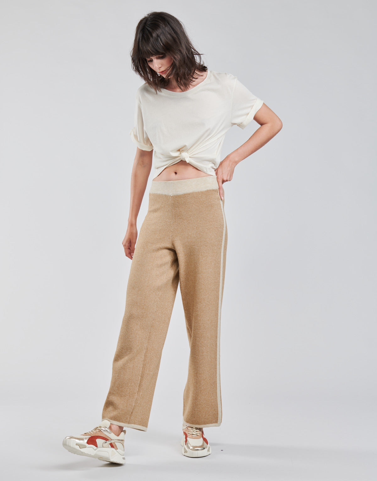 Pantaloni 7/8 e 3/4 Donna Only  ONLLILA  Beige