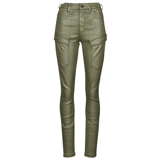 Pantalone Cargo Donna G-Star Raw  HIGH G-SHAPE CARGO SKINNY PANT WMN  Verde