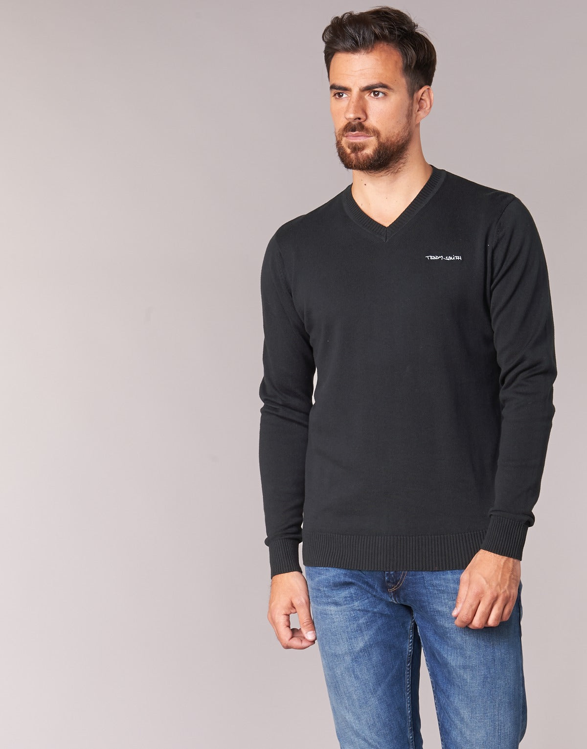 Maglione Uomo Teddy Smith  PULSER  Nero