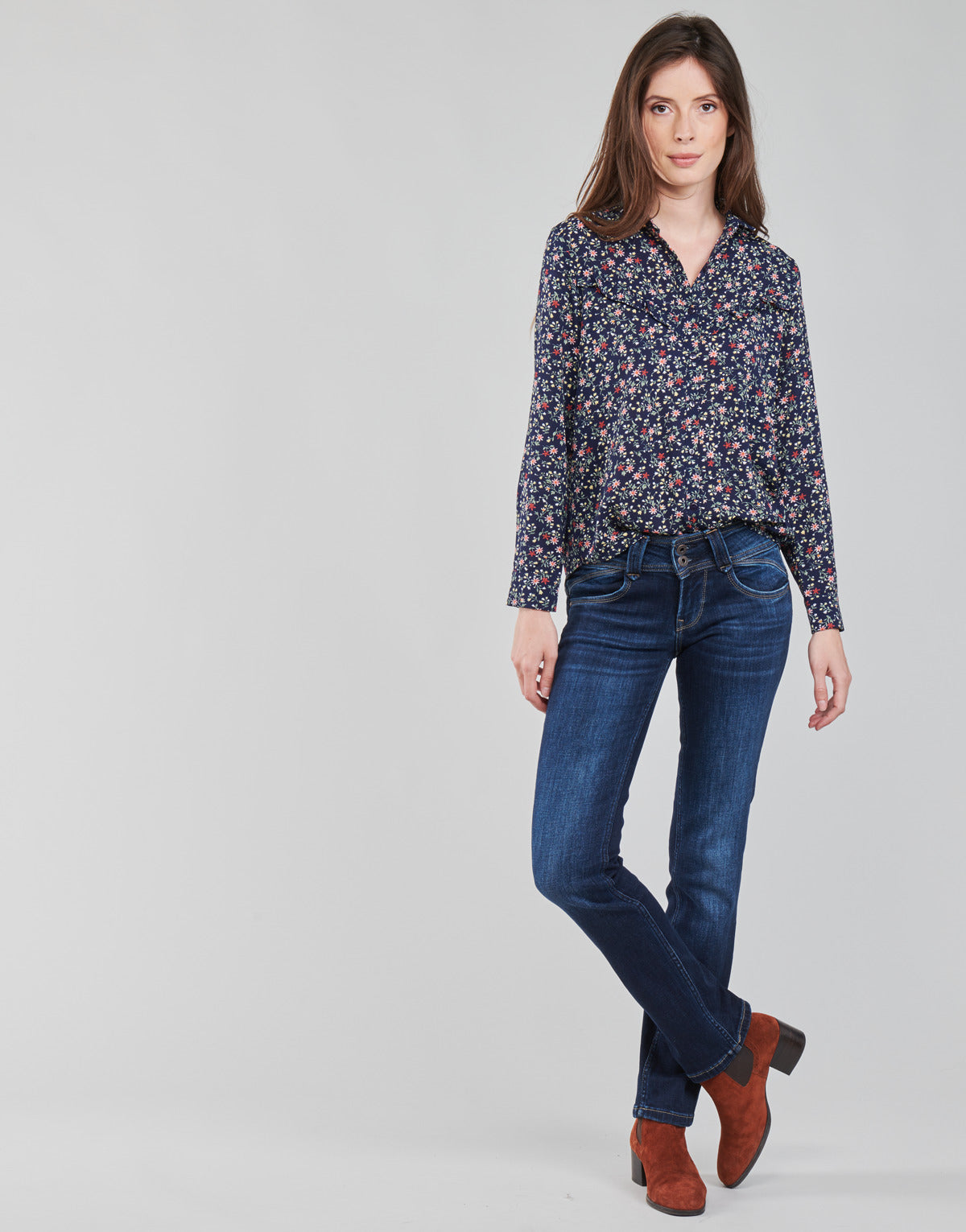 Jeans Donna Pepe jeans  NEW GEN  Blu