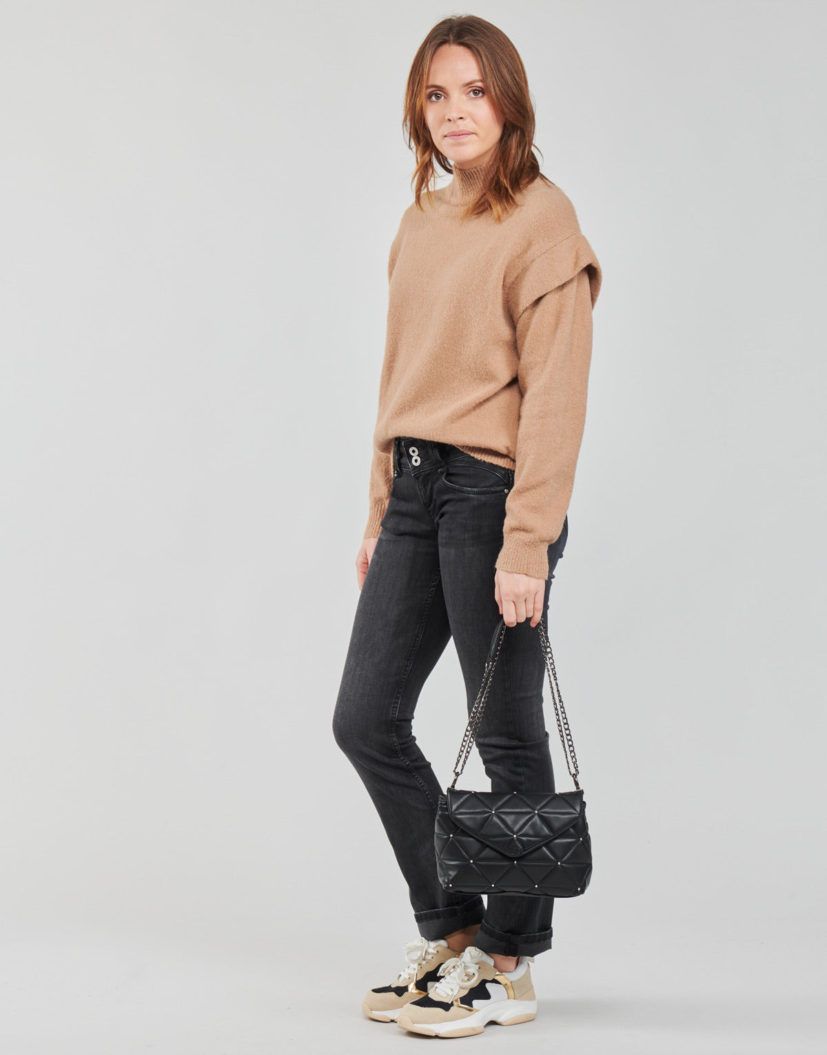 Jeans Donna Pepe jeans  NEW GEN  Nero