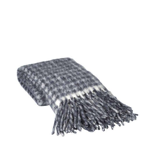 Plaid, coperte  Broste Copenhagen  IDA  Blu