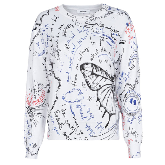 Maglione Donna Desigual  BOSTON  Bianco