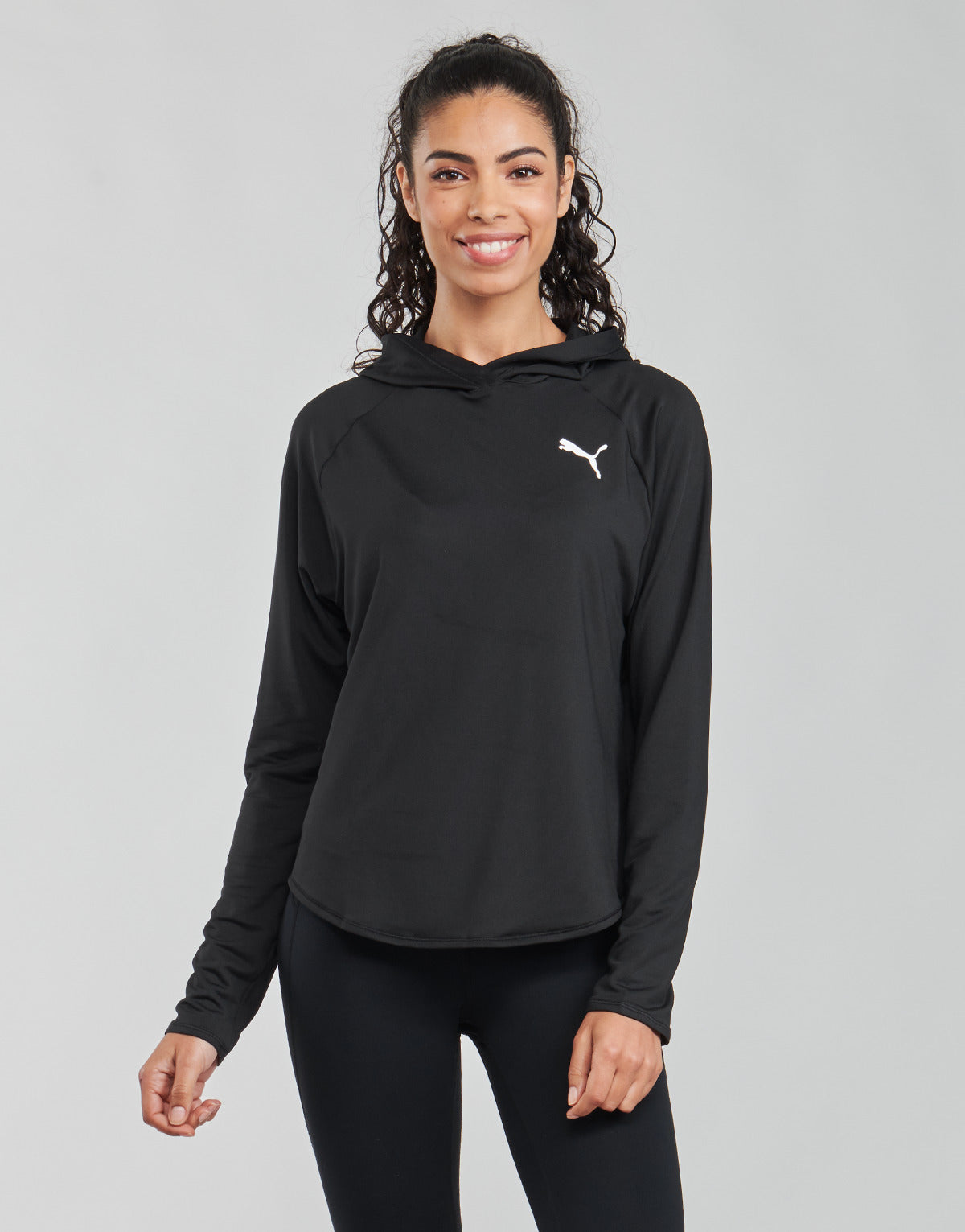 Felpa Donna Puma  ACTIVE HOODIE  Nero