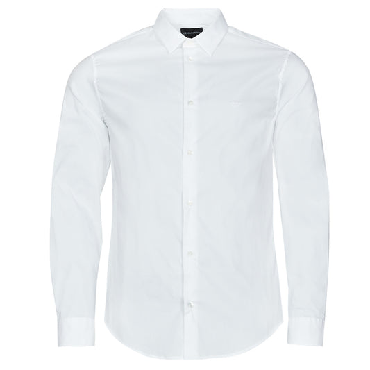 Camicia a maniche lunghe Uomo Emporio Armani  8N1C09  Bianco