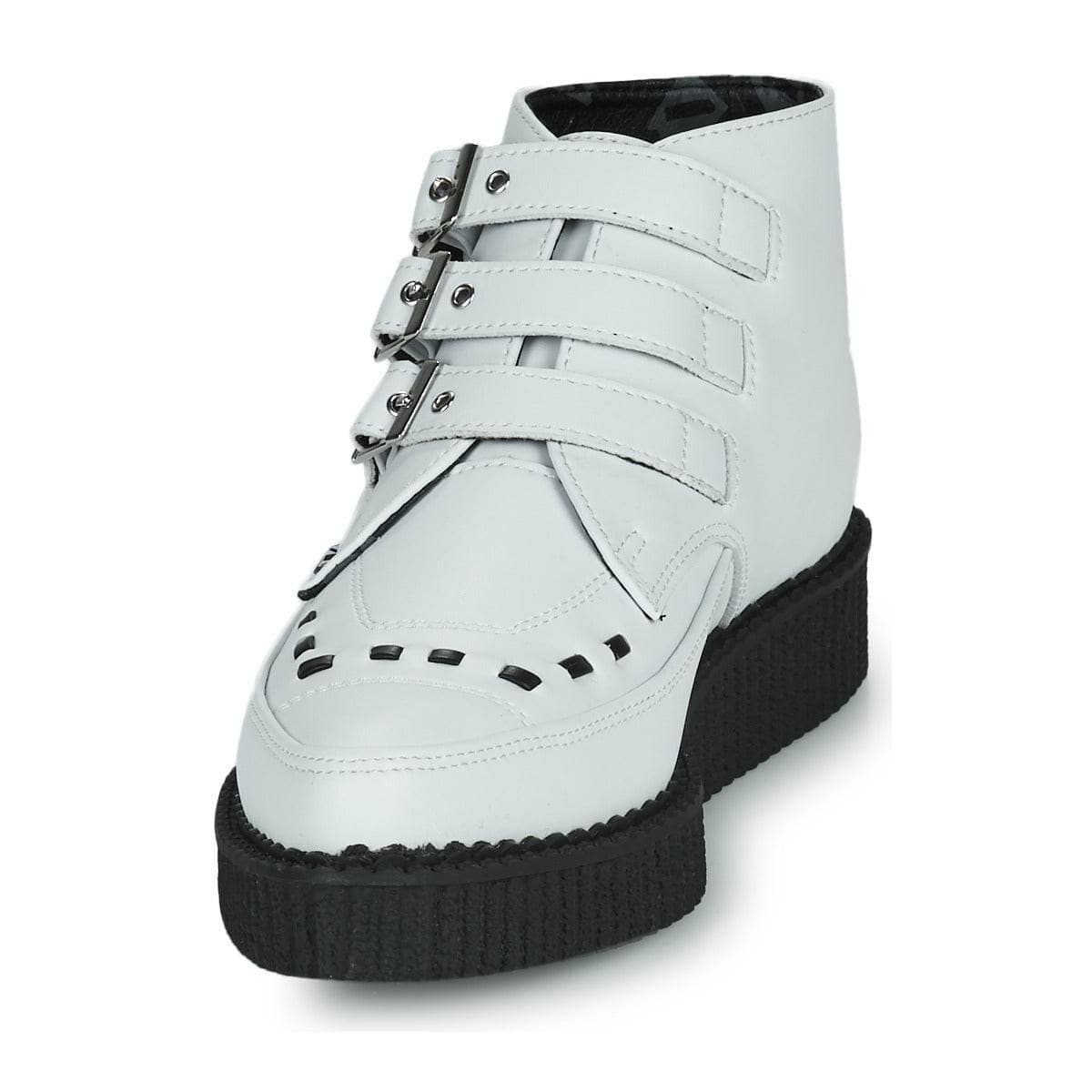 Stivaletti Uomo TUK  POINTED CREEPER 3 BUCKLE BOOT  Bianco