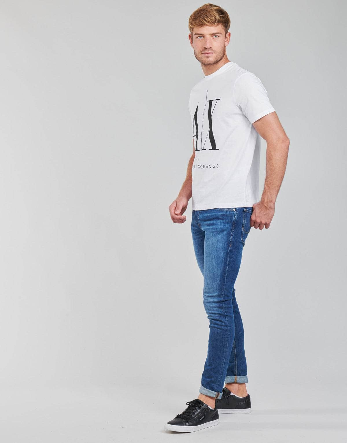 T-shirt Uomo Armani Exchange  HULO  Bianco