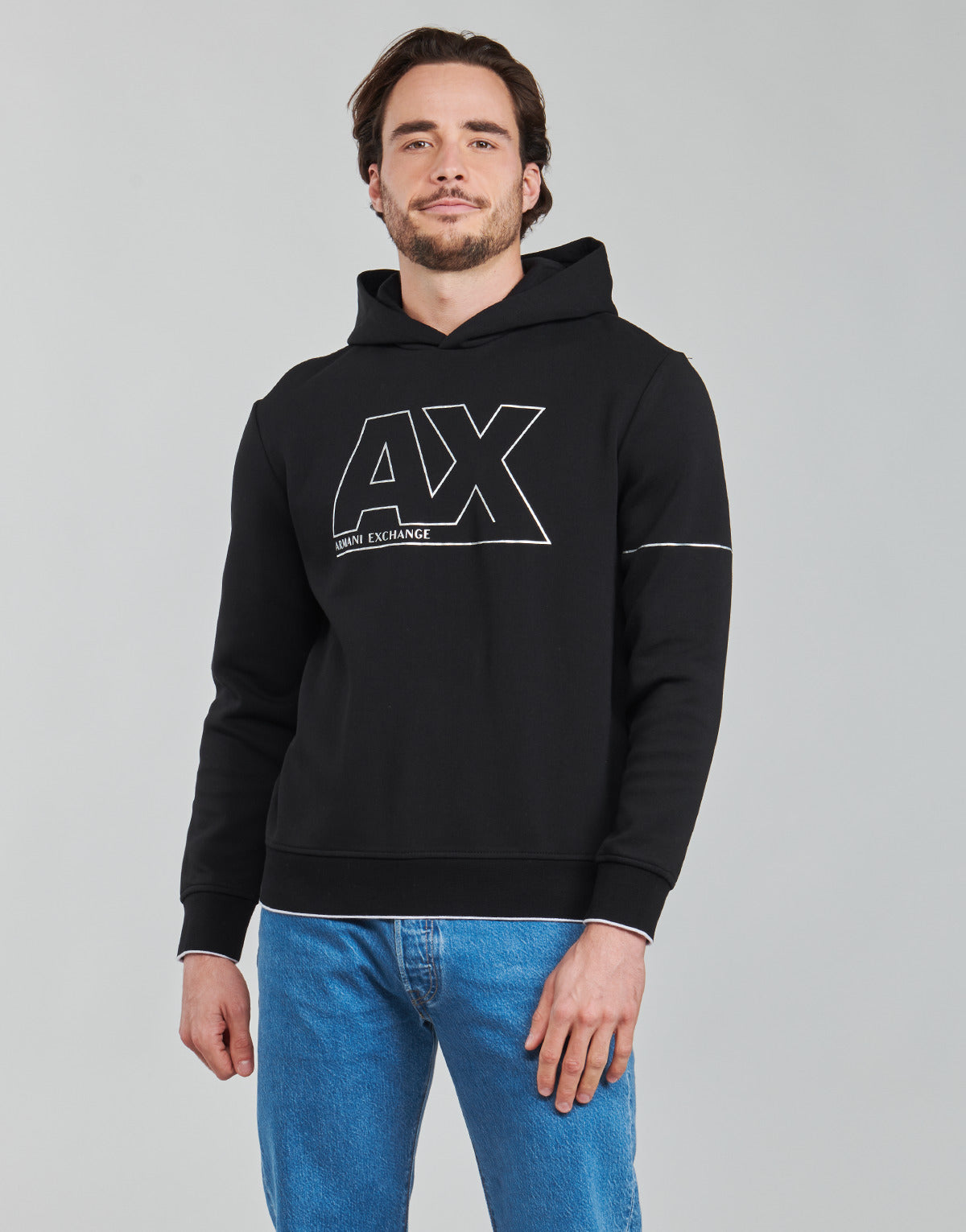 Felpa Uomo Armani Exchange  6KZMFF  Nero