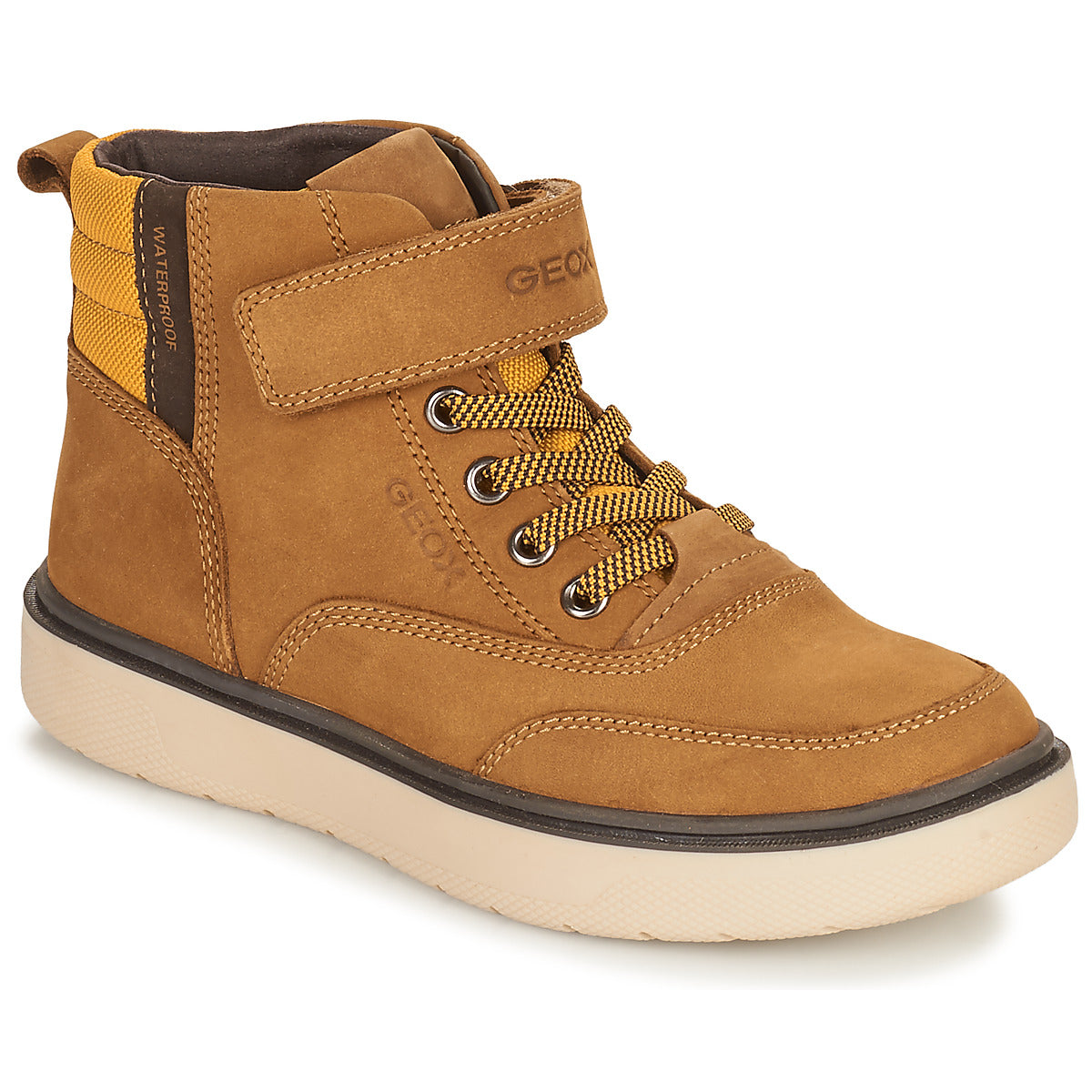 Scarpe bambini ragazzo Geox  RIDDOCK WPF  Marrone