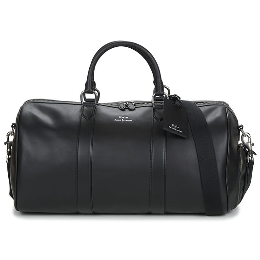 Borsa da viaggio Uomo Polo Ralph Lauren  DUFFLE DUFFLE SMOOTH LEATHER  Nero