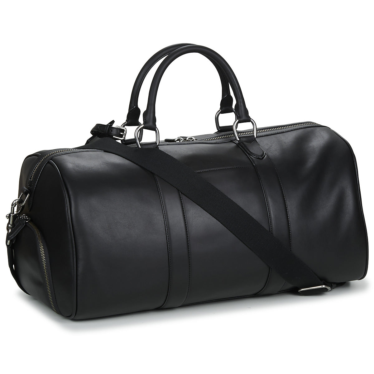 Borsa da viaggio Uomo Polo Ralph Lauren  DUFFLE DUFFLE SMOOTH LEATHER  Nero