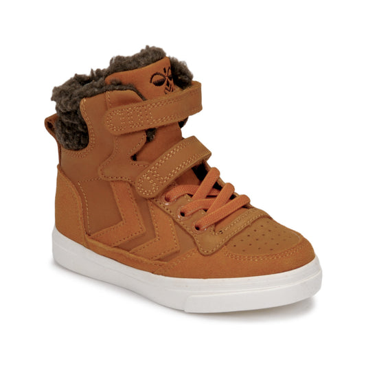 Scarpe bambini ragazza hummel  STADIL WINTER HIGH JR  Marrone