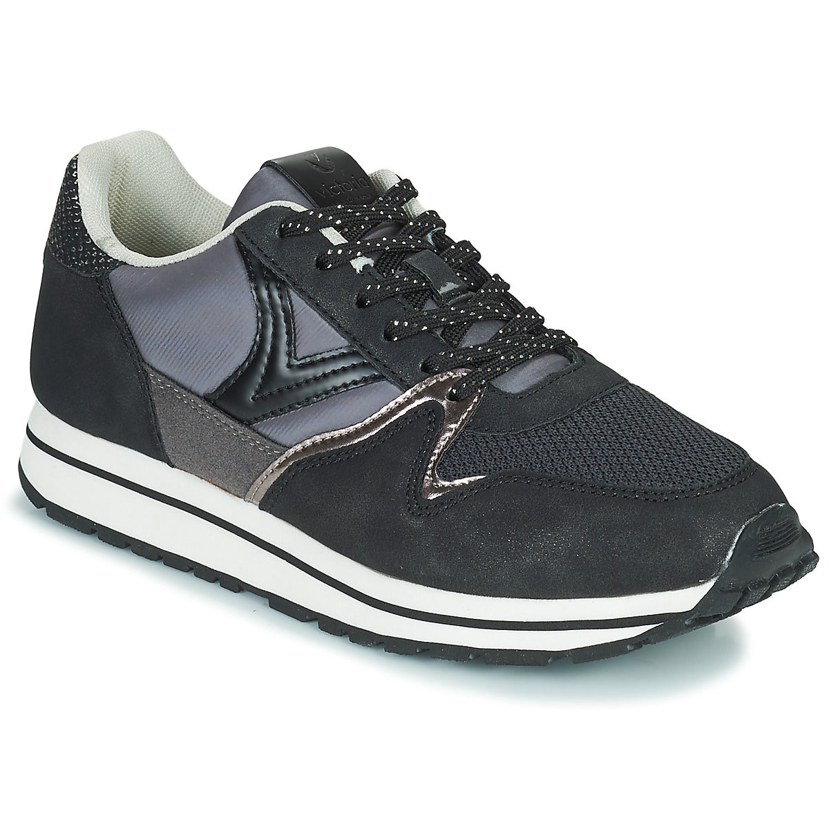 Sneakers basse Donna Victoria  INGLESA LONA  Nero