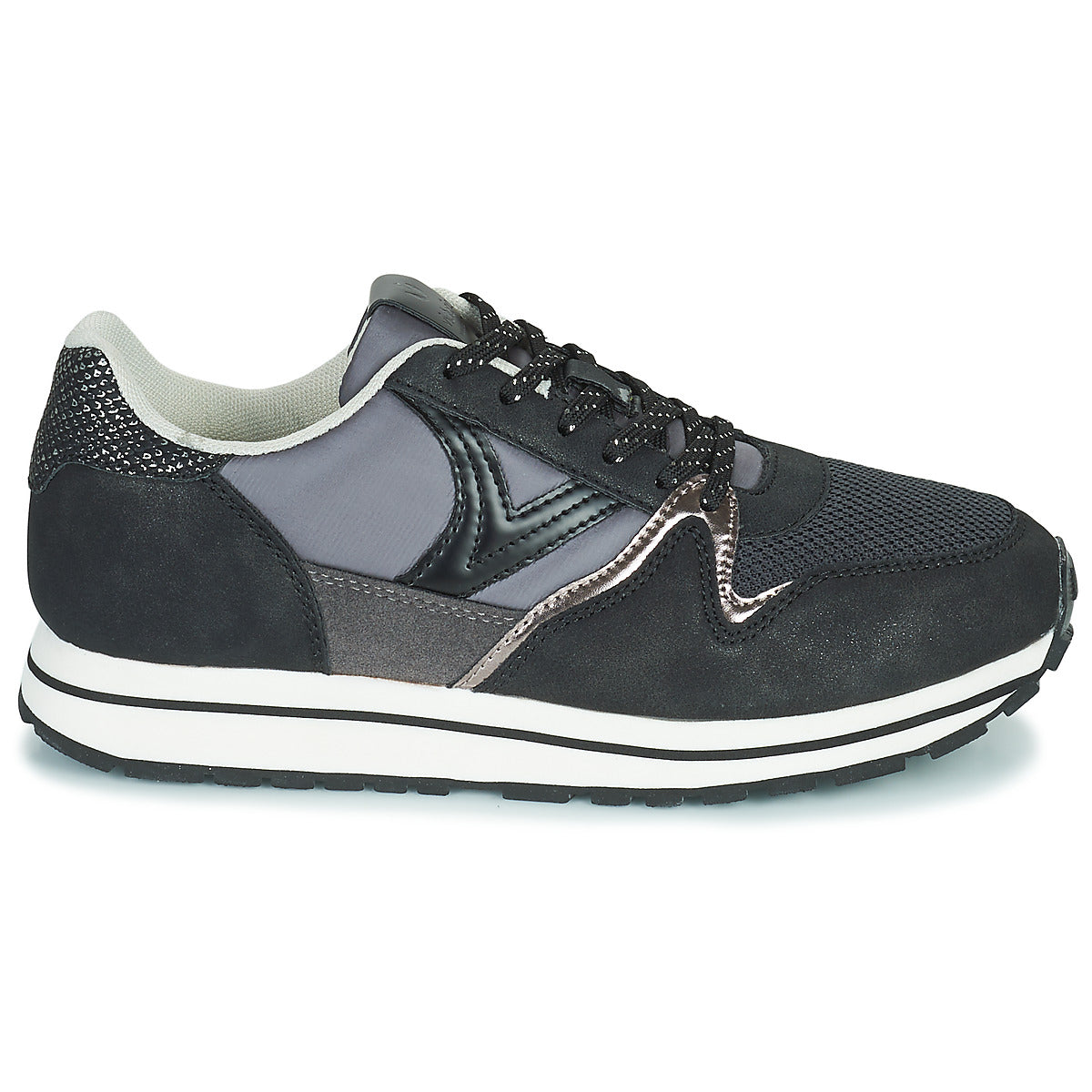 Sneakers basse Donna Victoria  INGLESA LONA  Nero