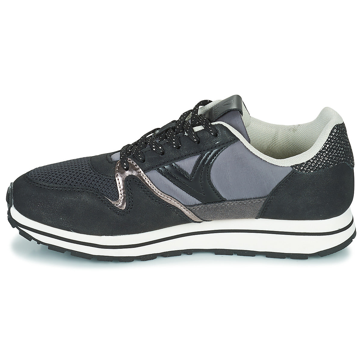 Sneakers basse Donna Victoria  INGLESA LONA  Nero