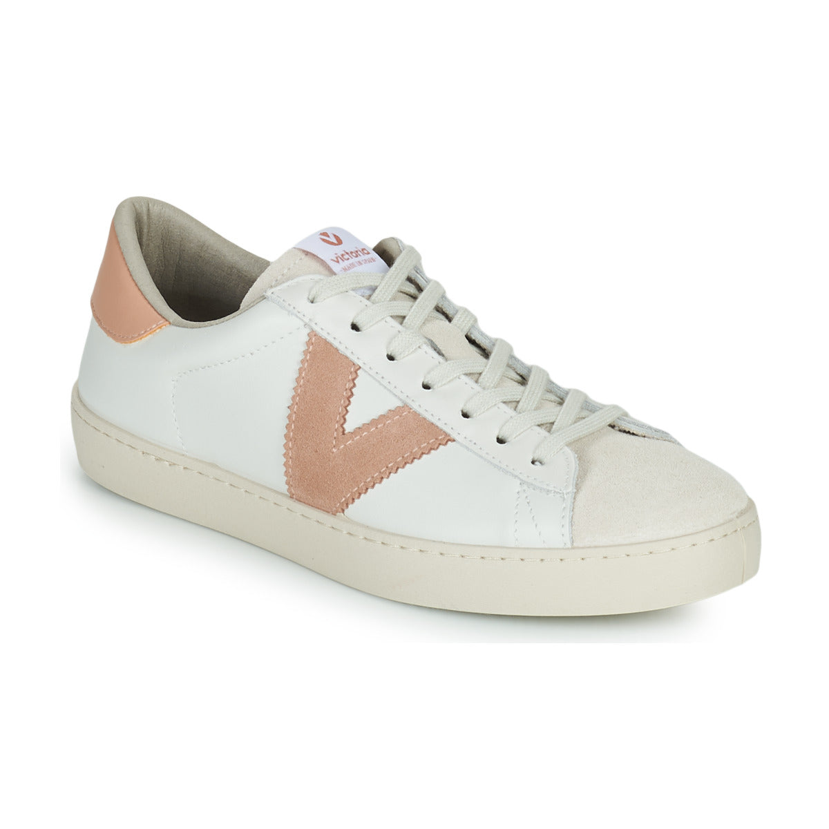 Sneakers basse Donna Victoria  BERLIN PIEL CONTRASTE  Bianco