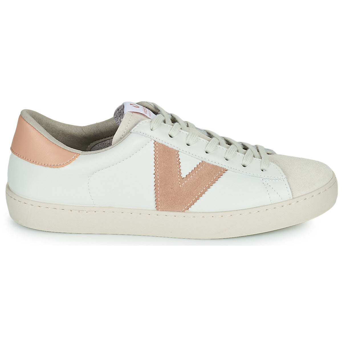 Sneakers basse Donna Victoria  BERLIN PIEL CONTRASTE  Bianco