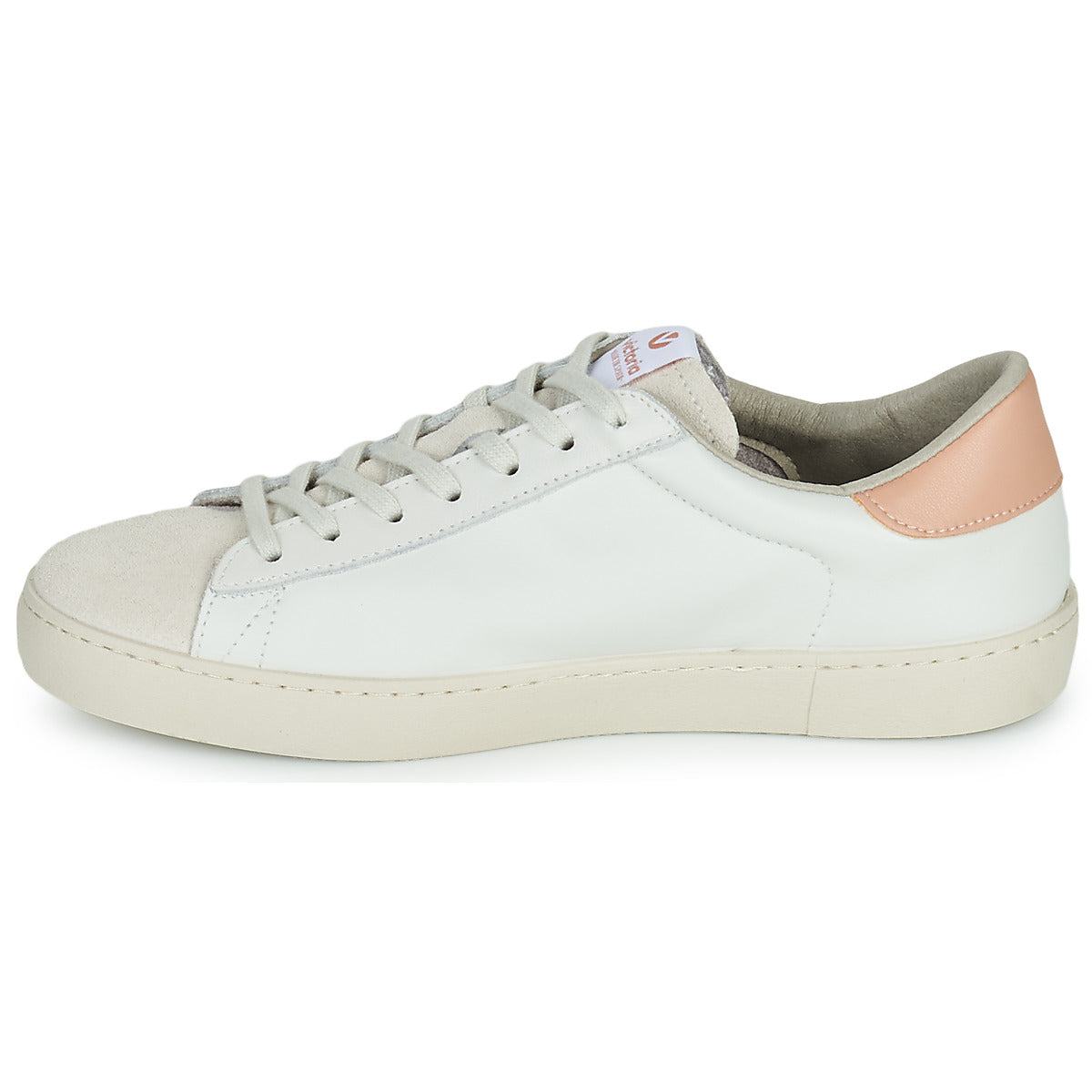 Sneakers basse Donna Victoria  BERLIN PIEL CONTRASTE  Bianco