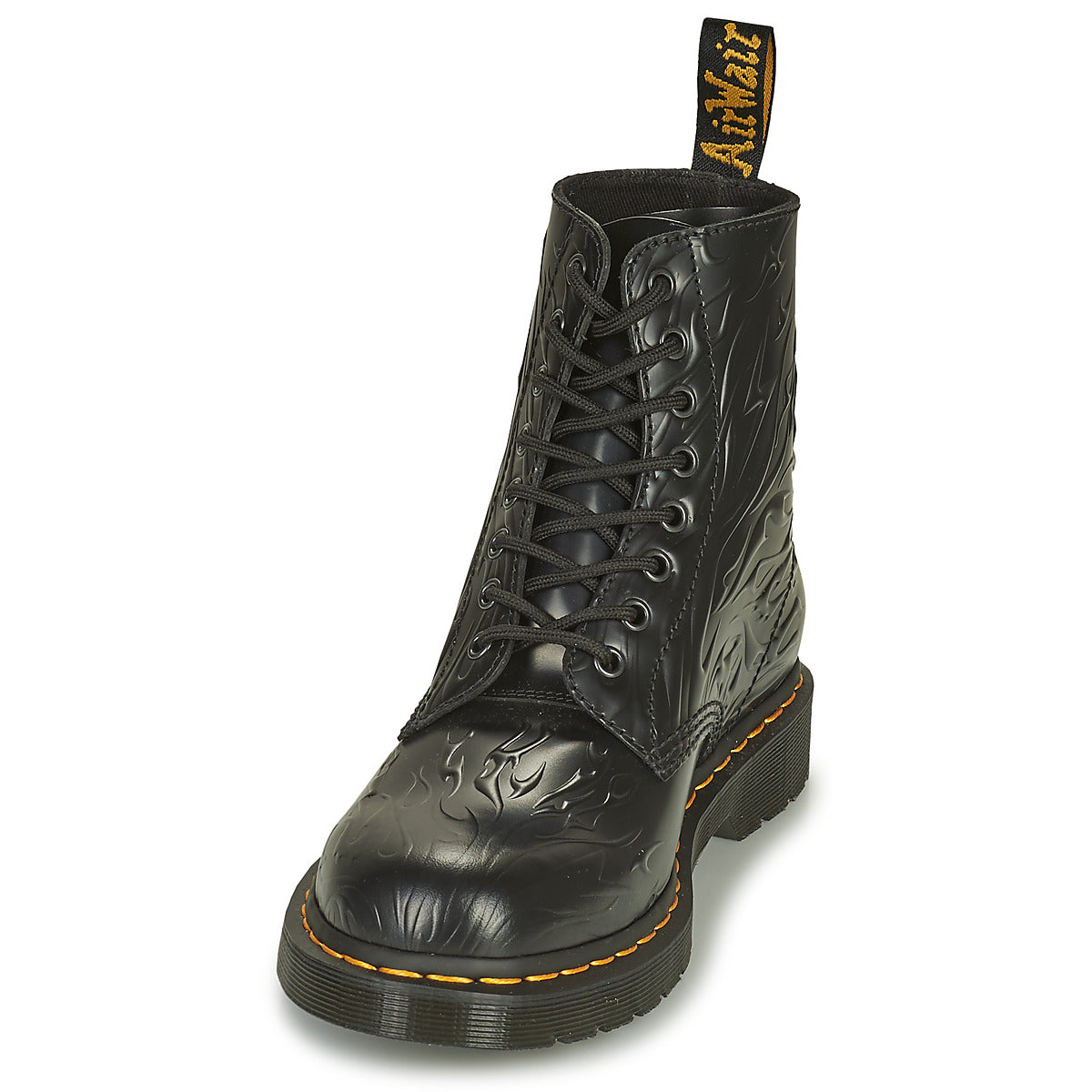 Stivaletti Donna Dr. Martens  1460 FLAMES  Nero