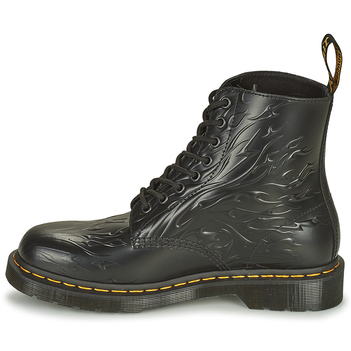 Stivaletti Donna Dr. Martens  1460 FLAMES  Nero