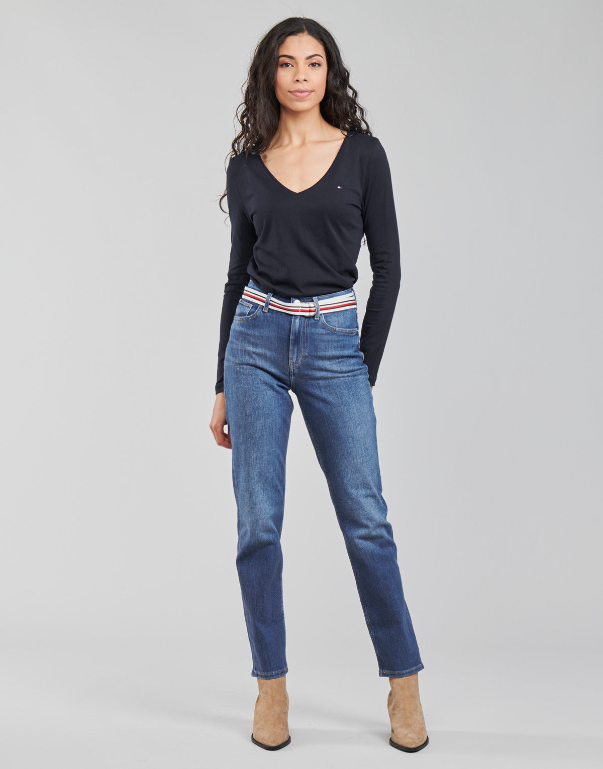 Jeans Donna Tommy Hilfiger  NEW CLASSIC STRAIGHT HW A LEA  Blu